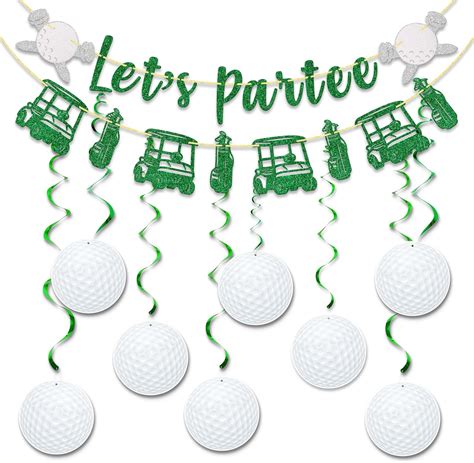 Amazon Sparkdot Golf Party Decorations Pre Assembled Let S Partee