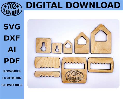 Laser Cut Wall Hanger Plans Digital Download Only Co2 Laser Glowforge