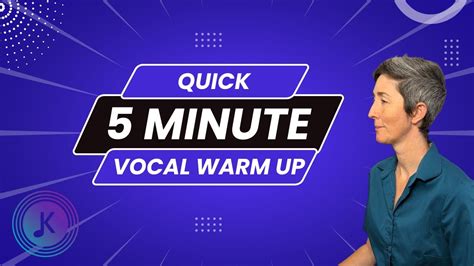 Quick 5 Minute Vocal Warm Up How To Quickly Warm Up Your Voice Youtube