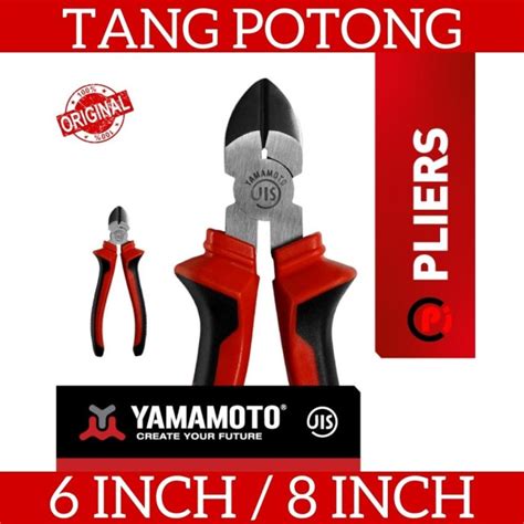 Yamamoto Tang Potong Ukuran Inch Diagonal Cutting Pliers Kokoh