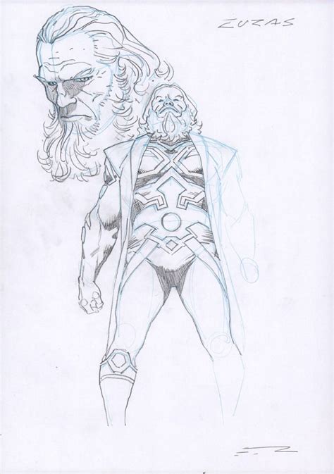 Eternals Character Design Art Used For Variant Covers Euras Signed