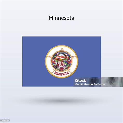 Vetores De Bandeira Do Estado De Minnesota E Mais Imagens De Bandeira Bandeira Minnesota