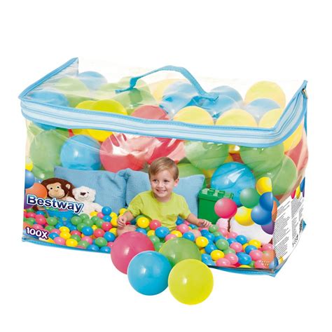 Balles Multicolores Bestway Pour Enfant De Ans Ans Oxybul