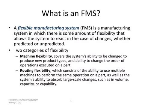 PPT - What is an FMS? PowerPoint Presentation, free download - ID:5456793