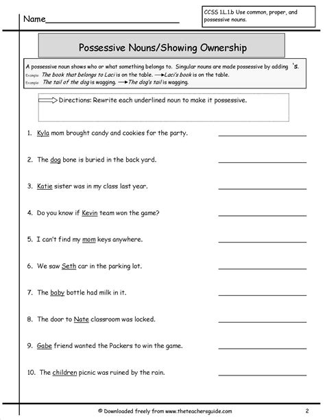 20 3rd Grade Noun Worksheets Worksheets Decoomo