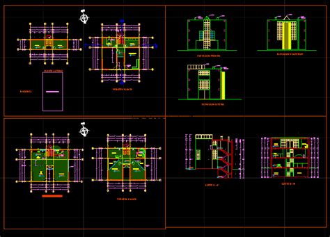 Pregassona House By Mario Botta Dwg Block For Autocad Designs Cad