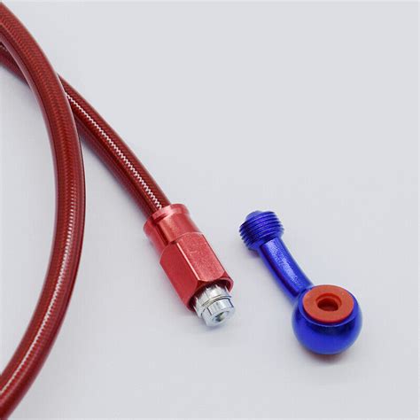 96CM Motorcycle Pit Dirt Bike Braided Steel Brake Clutch Oil Hose Line