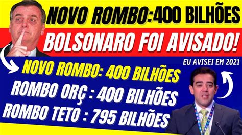 Inacreditável Novo Rombo de 400 Bilhões do Governo Bolsonaro TCU