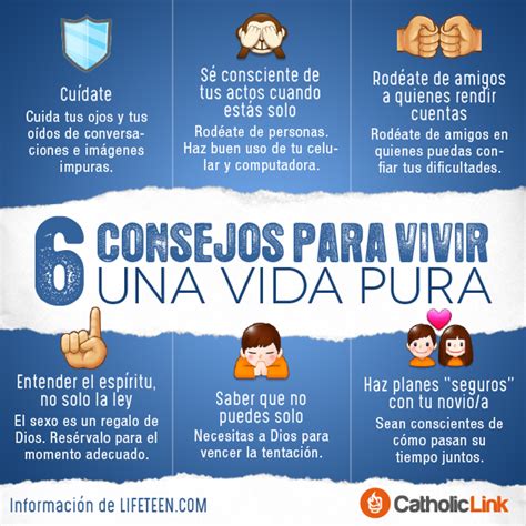 Biblioteca de Catholic Link Infografía 6 consejos para vivir la