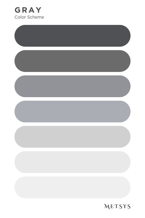 Gray Color Scheme In 2024 Grey Color Pallets Grey Color Scheme Grey