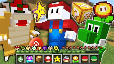 マリオのアイテムが作れる世界でサバイバルマインクラフト YouTube