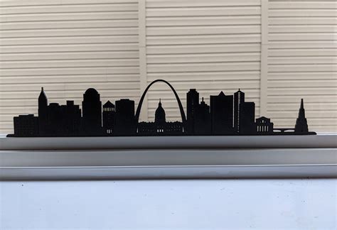 St Louis Skyline Silhouette by chvvkumar | Download free STL model ...