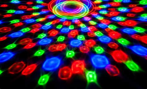 Multi Colorful Disco Ball Light Pattern Stock Photo - Image of modern ...