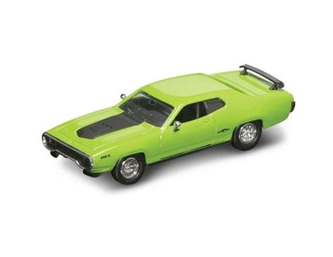 Yat Ming Ym94218gr Plymouth Gtx 1971 Green 143 Modellino