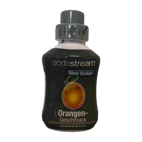 Sodastream Sirup Orange Ohne Zucker Er Pack X Ml Flasche Usy