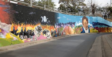 Avanza La Puesta En Valor Del Mural Del Puente Belgrano Notinor Jujuy