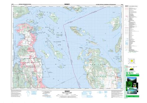 Sidney, BC (092B11 CanMatrix) map by Natural Resources Canada | Avenza Maps