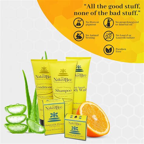 The Naked Bee Loci N Para Manos Y Cuerpo Enriquecida Con Granada Y Miel Onzas El Embalaje