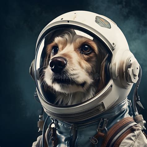 Traje Espacial Para Perros Astronauta Volando En El Espacio Foto De