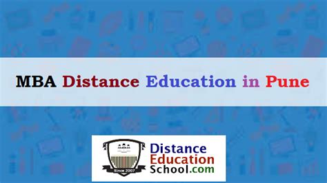 Mba Distance Education In Pune From Top Distance Mba University