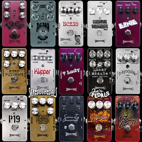 Guitar Pedal X News My Skreddy Pedals Capsule Collection Has