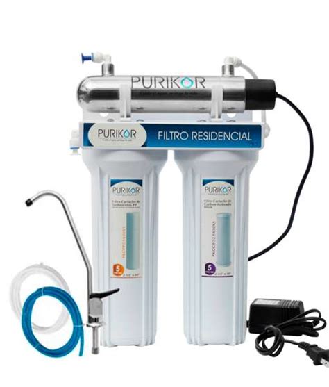 Purificador De Agua Ultra Violeta Etapas Purikor Hidroshop Mx