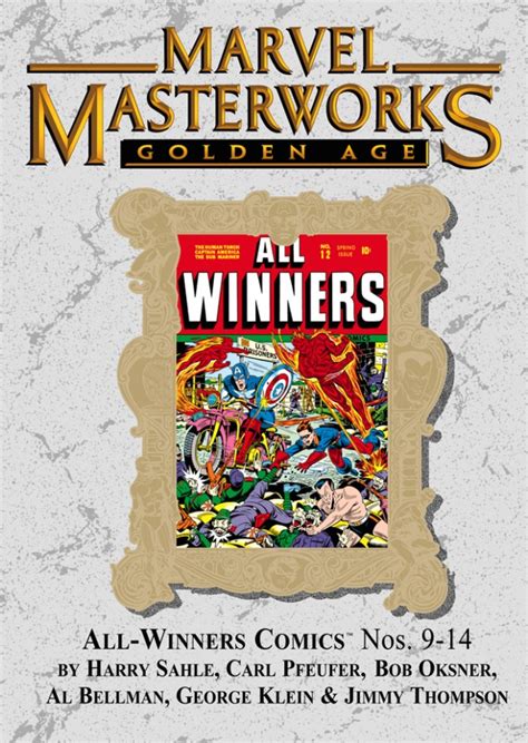 Marvel Masterworks Golden Age All Winners 2005 BD Informations