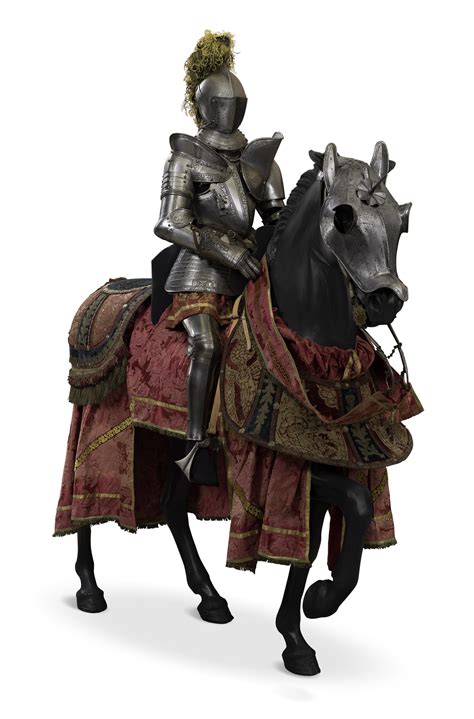 Medieval Knight And Horse Armor