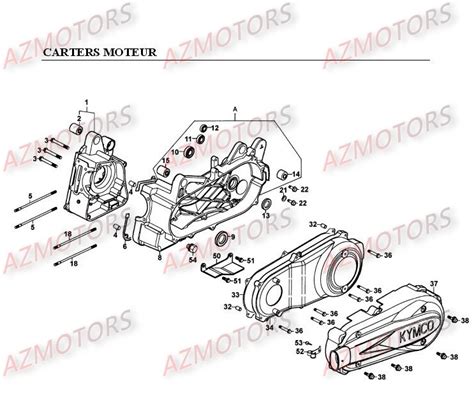 CARTERS MOTEUR pièces KYMCO neuves Pièces Scooter Kymco GRAND DINK 250