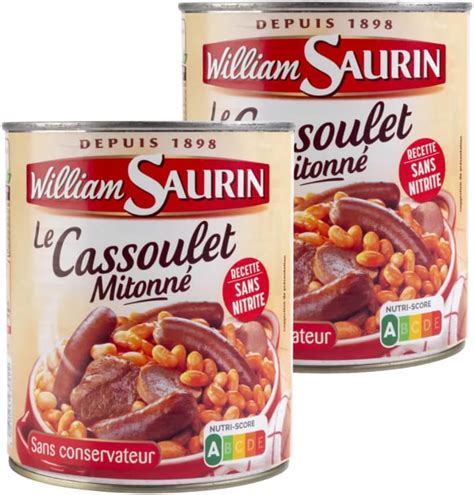 William Saurin Cassoulet Mitonne 2 X 840g Uk Grocery