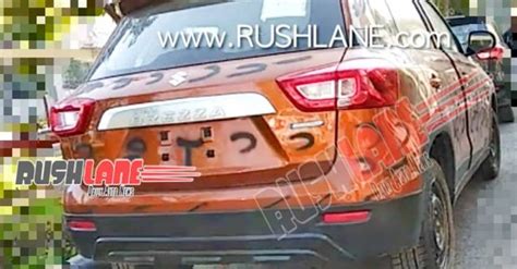 2020 Maruti Vitara Brezza Facelift With Smarthybrid Badge Spied Naked