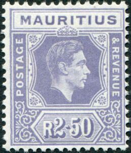 Stamp King George Vi Mauritius King George Vi Looking To The Right