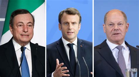 Draghi Macron E Scholz Incontrano Zelenskij A Kiev Geopolitica