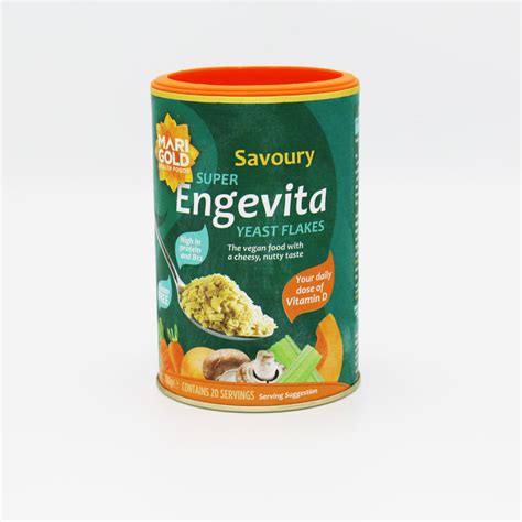 Marigold Super Engevita Nutritional Yeast With Vitamin D 100g Organic To Your Door