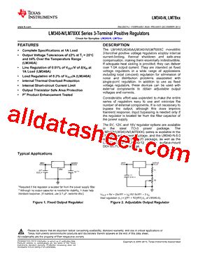 Lm T Lf Nopb Pdf Texas Instruments