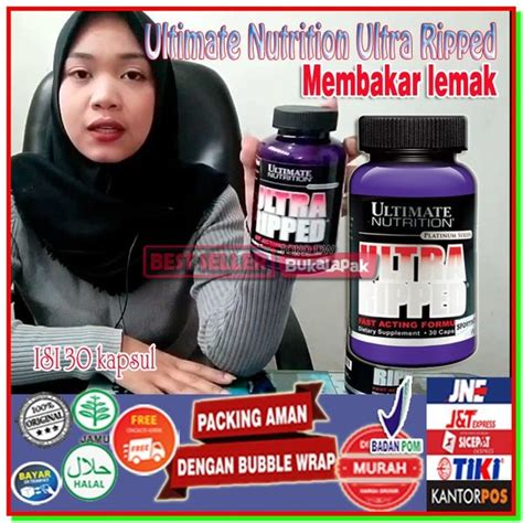 Jual Ultimate Nutrition Ultra Ripped 30 Kapsul Fat Burner Di Lapak Toko