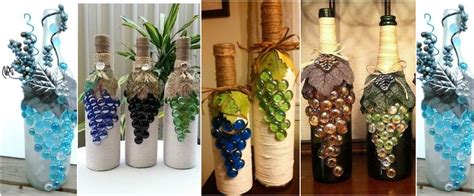 Aprende Cómo Decorar Una Botella De Vino Con Gemas De Vidrio