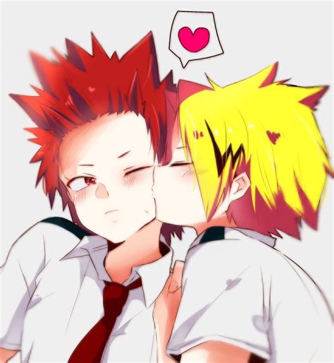 Kirishima Eijirou × Kaminari Denki Kirishima Eijirou Dibujos Kawaii