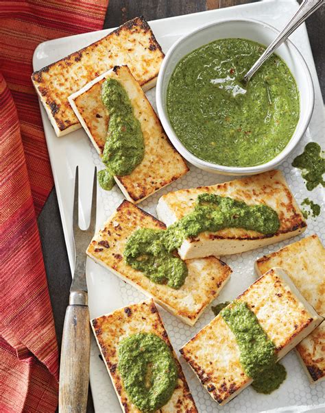 Chimichurri Tofu Steaks Recipe