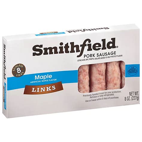 Smithfield Maple Breakfast Sausage Links 8 Count 8 Oz Haggen