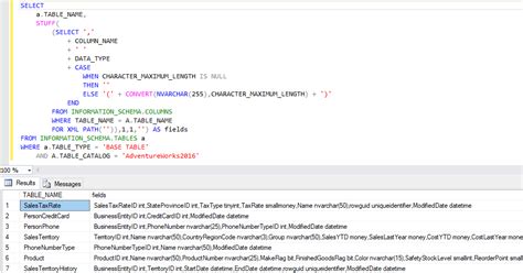 Extract Table Fields From Sql Database Mangyfoil