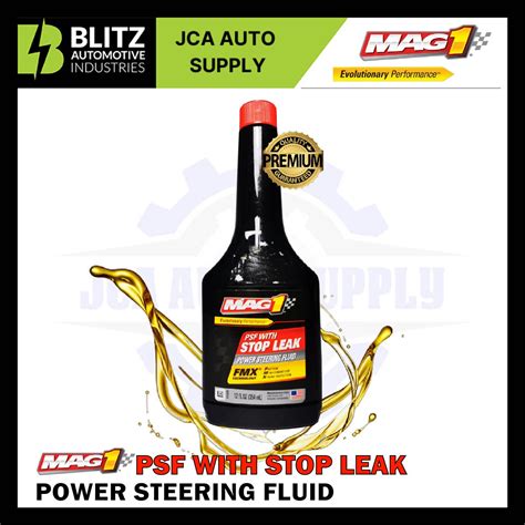 MAG1 POWER STEERING FLUID WITH STOP LEAK 354ML Blitzcarbon