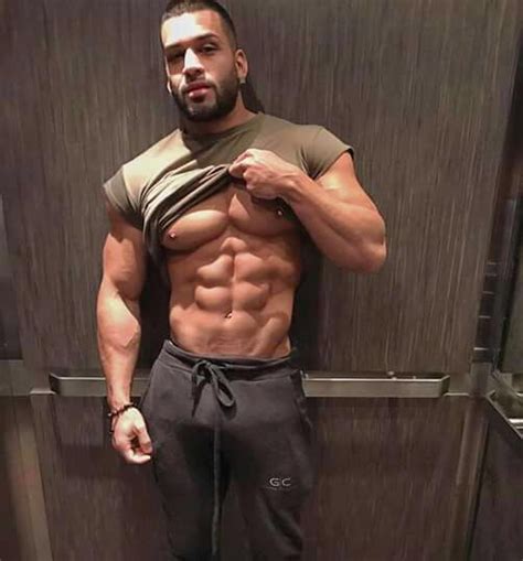 Gabriel Muscles Sexi Clothes Ripped Men Gay Post Workout Recovery