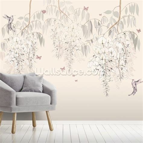 Wisteria Lane Wall Mural By Kelly Kratzing Wallsauce Uk Feature