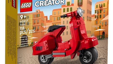 LEGO Creator Expert 40517 Vespa Mini Red Scooter Bike 2022 Set Price ...