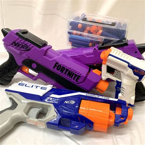 Yahooオークション 1円スタート Nerf ナーフ 4点セット フォートナ