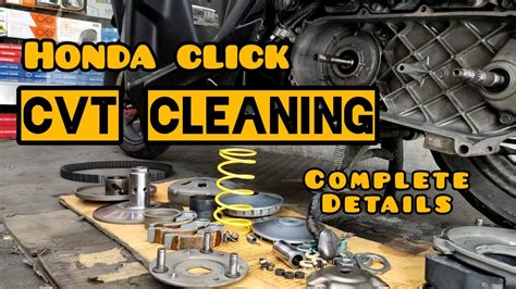 HONDA CLICK CVT CLEANING EASY TUTORIAL DETAILED YouTube