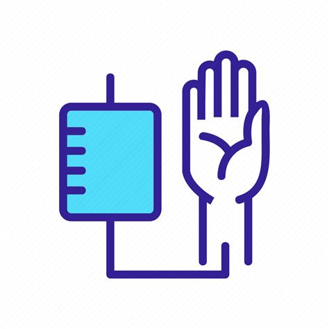 Blood Dizziness Donor From Hand Human Sampling Icon Download On