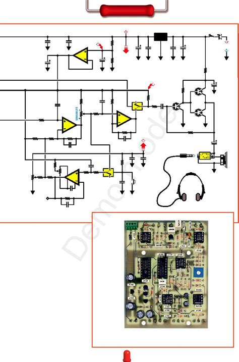 R Alisation Lectronique D Un D Tecteur De M Taux Tr S Sensible Montage