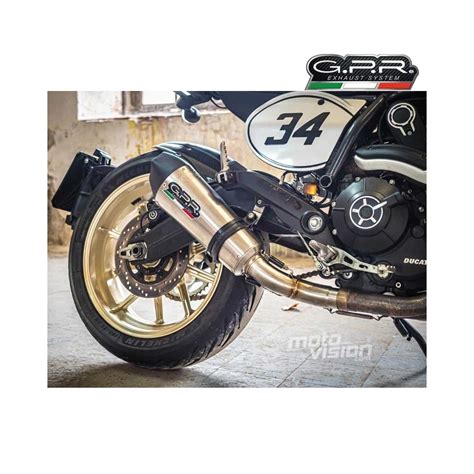 Exhaust Gpr Gpe Titane Approved Yamaha Xsr E Moto Vision